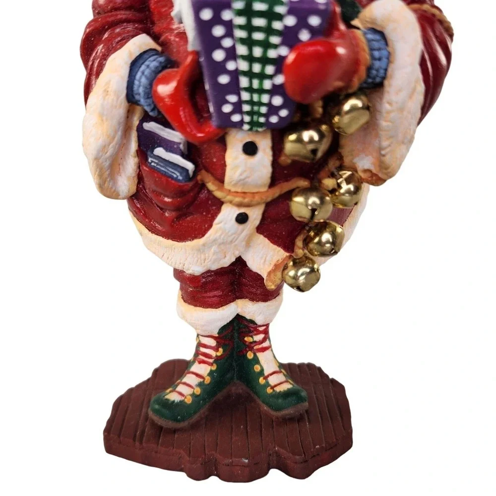 Department 56 Santa Claus Figurine‎ Jolly Old Elf Christmas Red Suit Vtg READ